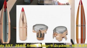 Hornady SST .264/6,5mm 123gr/8,0грамм, ВС-0,510, арт.26173