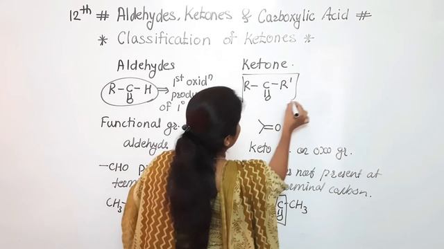 Classification of Ketones # Aldehydes, Ketones & Carboxylic Acids # NEET/JEE/CET