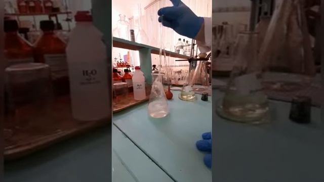 Органическая химия.Получение бензойной кислоты.