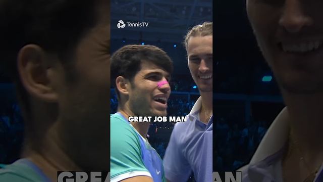 Zverev & Alcaraz Show Full Respect At The Net