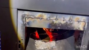 Печь Варвара Термо сказка, с закрытой каменкой, устраняем дым при открывании дверки…