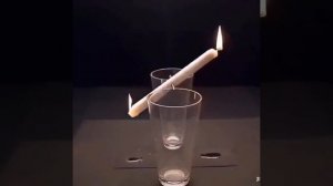 Опыт со свечей