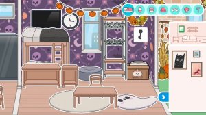 обустраивал хэллоуинский домик в Toca Boca😏😏