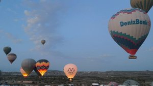 Полет шаров над Каппадокией