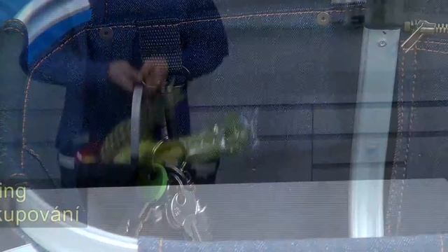 Folding shopping basket TESCOMA SHOP! denim смотреть онлайн