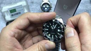 Крутые PAGANI DESIGN PD-1617 BLACK DIAL 10ATM в стиле TAG HEUER AQUARACER. Обзор + настройка.