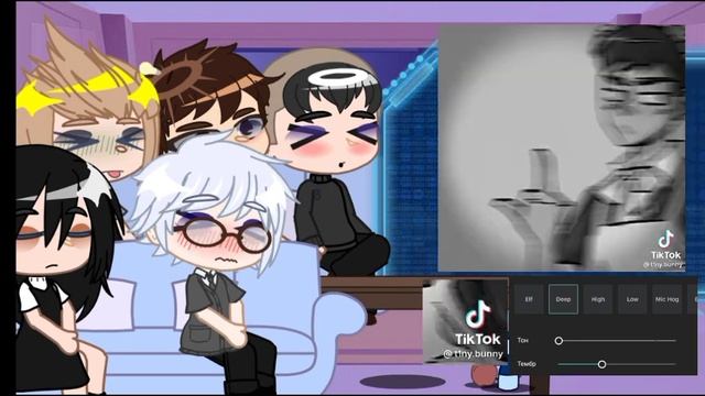 РЕАКЦИЯ Tiny bunny 🐇 НА Т.Т. | gacha club