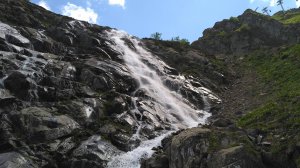 Маршрут по горам Роза Хутор. Водопад Высокий на тропе Здоровья.