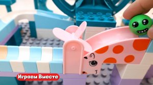 4 минуты увлекательного строительства Лабиринта с шариками !