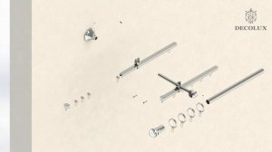 Инструкция по сборке трехрядного карниза Селена с двумя рядами U-шины