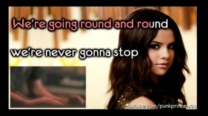 Селена Гомес - Round and Round - караоке