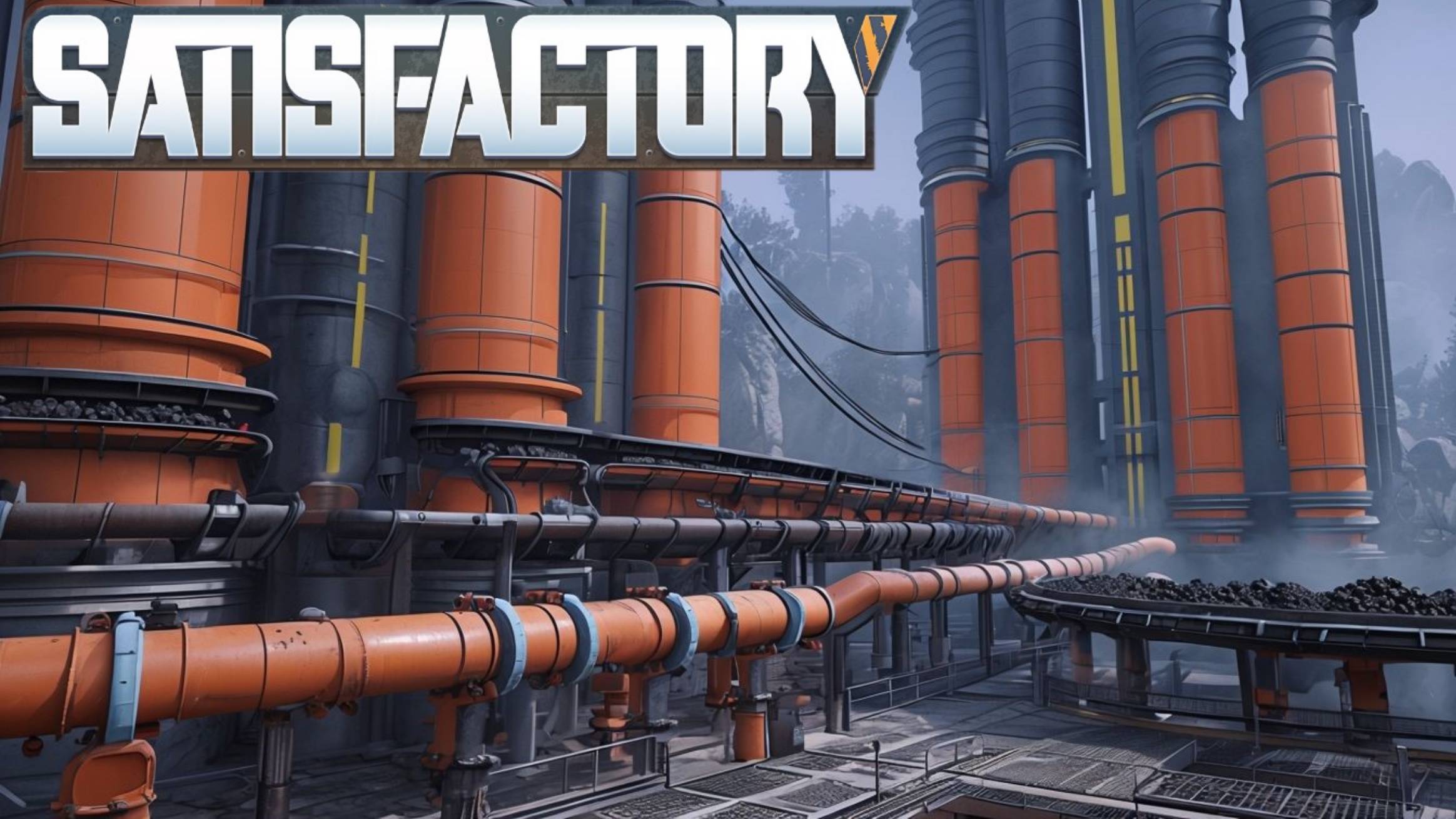 Satisfactory №61 Режим "Исследователь"4k 60к/с - Стройка 2 ГЭС ч.4. #satisfactory