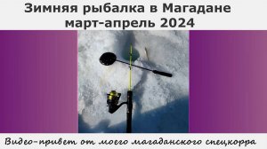 Зимняя рыбалка в Магадане март-апрель 2024. Видео-привет от моего магаданского спецкорра