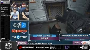 SGDQ 2016 Wolfenstein  The New Order Russian Restream