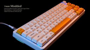 TM680 Stock vs Modded Typing Test (Gateron Black Ink)