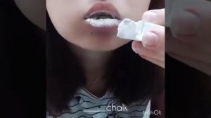 Chalk Antoshka / Канцелярский Антошка.#chalkeating