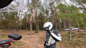 Сравнение YBR 125 и YBR 250 в реальных условиях. Песок, снег, грязь и другие лесные удовольствия.