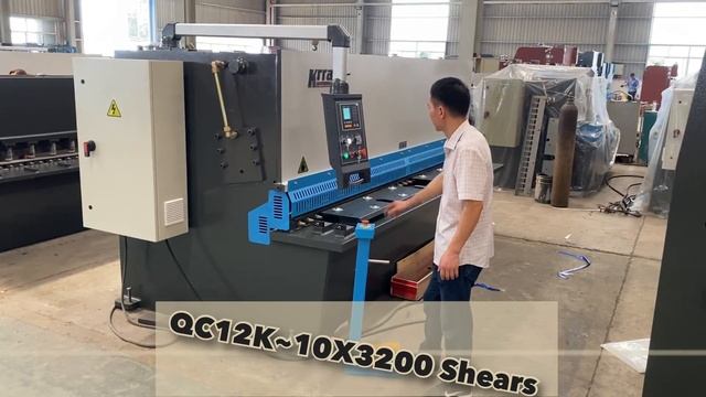 Hydraulic Shearing Machine 10mm 3200mm for Cutting Metal, Plate Shearing Europe type - KRRASS