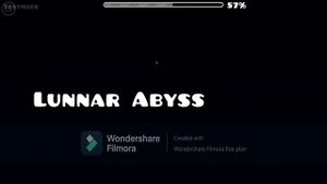 "Lunar Abyss" (FULL level) by:zMaxREAL (me)/Geometry Dash