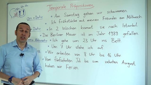 Almanca A2 INTENSIV Ders - 28 Temporale Präpositionen