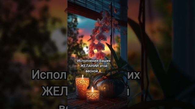#весна #весна2024 #исполнениемечты  #свечи #программныесвечи #магиясвечей #свечнаямагия #ритуал