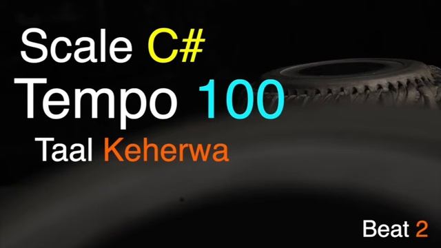 Band Keherwa | Taal 02 | Scale C# | Tempo 100 | Keharwa Taal | Tabla Loop | Tabla For Practice voca