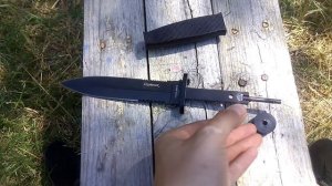 Из чего состоит нож. разобрали копию боевого ножа.