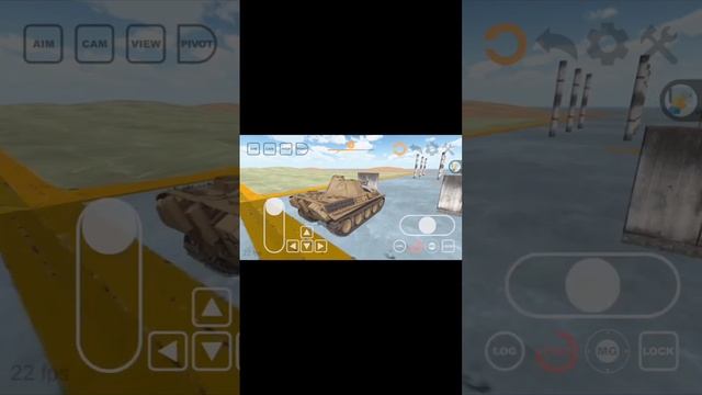 симулятор танка с физикой разрушений #gamesandroid #android ##androidgamestop