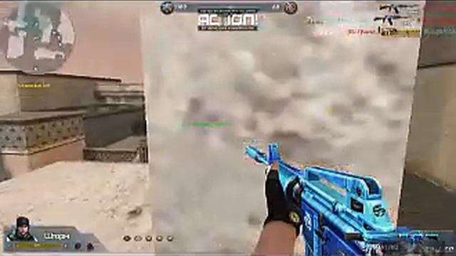 игра с М4А1 Лед на командом бою смотреть онлайн