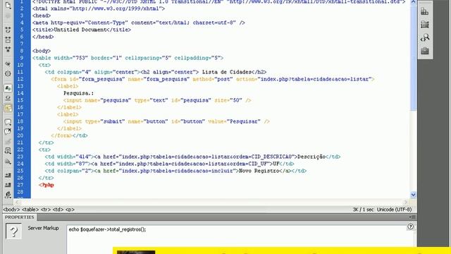 aula 3042 php - Finalizando o CRUD.avi смотреть онлайн