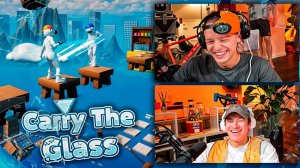 ПАРАДЕЕВИЧ И ШАХ ИГРАЮТ В CARRY THE GLASS | САМОЕ УГАРНОЕ ПРОХОЖДЕНИЕ😂