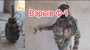 Эффективность гранаты Ф-1 в помещении