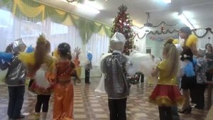 Песня для детей  "Танец с новогодним дождём"