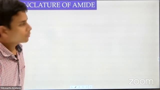 NOMENCLATURE L-27 | Ester Acid Halide Amine Continued | 03-09-20 | Deepak Sir | Chemistry 11th | VS