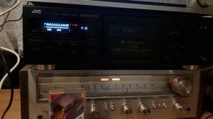 Pioneer SX-550 Tape Monitor test w. JVC TD-V562 & Laserdance MC