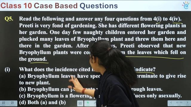 Most Important Case Based Questions | Class 10 Biology | CBSE Board Exam 2024