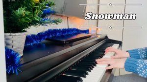 Sia - Snowman (piano cover by Tanya Zhidkova)