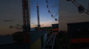 Аттракционы компании АтТри в парке г. Омска "Вокруг света"
