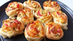 Вкуснейшая и Простая закуска с сыром "Слойка - Пицца" Это просто приготовить