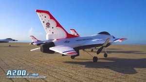 RC Plane A200 F-16b 2.4g 2CH Fixed-wing Epp RC Airplane Outdoor Glider Toys