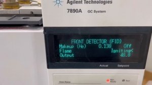 Agilent 7890A Front FID