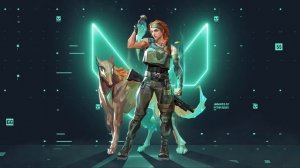 Скай с Доберманом | Agent Skye and Dog Valorant - Живые Обои