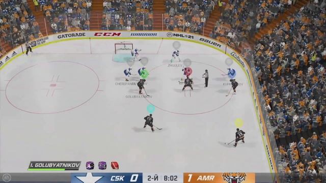 АМУР - ЦСК ВВС. КИБЕРХХОКЕЙ смотреть онлайн