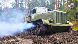 Артиллерийский Тягач 1958 года ожил спустя два года