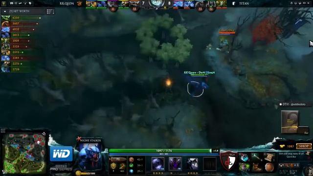 Rex Regum Qeon vs Titan (WD Pro Series 1) - Game 2 смотреть онлайн