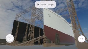 Запуск корабля «Олимпик» на воду