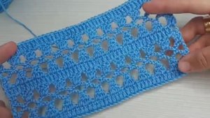 Легкий узор крючком - Вязание крючком для новичков