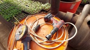 Бочка для воды с элекроподогревом за 5 минут своими руками.