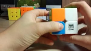 Сборка кубика Рубика 2 на 2 (1 этап)