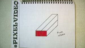 3Д РИСУНКИ ПО КЛЕТОЧКАМ НЕВОЗМОЖНЫЙ РИСУНОК #pixelvideo